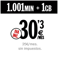 Imagen representando la otra tarifa de voz y datos navega un montón desde tu móvil.