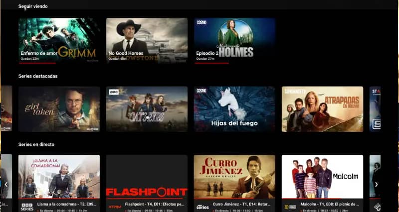 Fondo de PepeTV con Skyshowtime