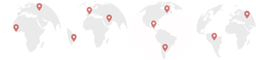 Imagen de fondo representando un globo mapa mundi.